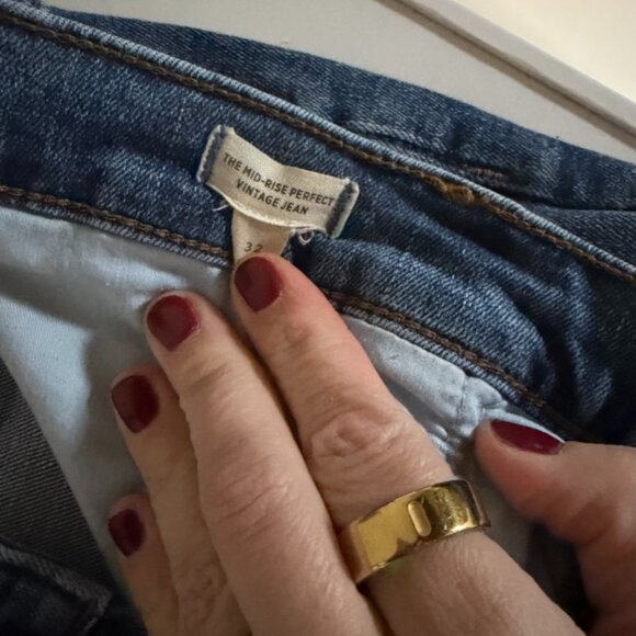 Madewell The Perfect Vintage Mid Rise Tapered Jeans (Knowland) - Size 32/14 - Picture 2 of 3